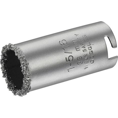 Säge de Kronensäge IRWIN TCT IW1018161, 33 mm, für Stein, präziser Schnitt, Material de gehärteter Stahl, kompatibel mit de Schnellspannbohrungen, ohne Adapter de Bohrung.