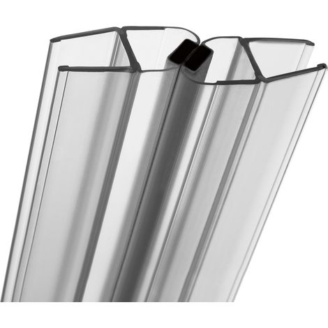 Schulte – Joints magnétiques d'étanchéité 201 cm – Pour porte en verre 5 à 8 mm – Fixation verticale – Étanchéité optimale contre fuites