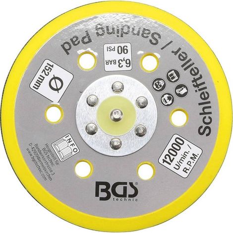 Plateau Autoagrippant D.152 mm - Compatible Art. 3290, 8688 - Fixation Rapide et Sécurisée,  - D-Work (1/5)
