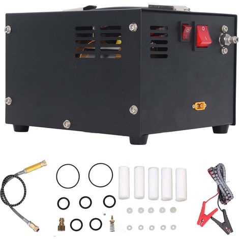 Compresseur d'air PCP DC12V 30mpa, pompe de refroidissement de ventilateur à affichage LED pour pistolet Airsoft et Paintball (1/5)