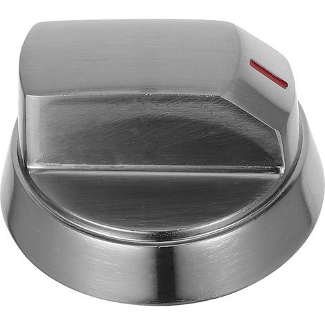 XEPHO Bouton de Cuisinière à Gaz 1 Pièce en Alliage de Zinc Argenté (1/5)