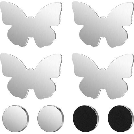 Wukong Poids pour Nappe de Table Exterieur avec Aimant, 4 Pièces Attache Nappe, Papillons Poids Rideau, Pince Nappe Exterieur pour Rideaux, Restaurant et Salles de Réunion (1/5)