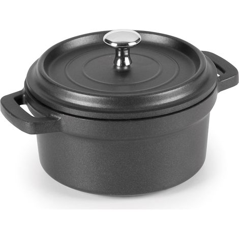Lacor - Cocotte 10 cm en fonte noir