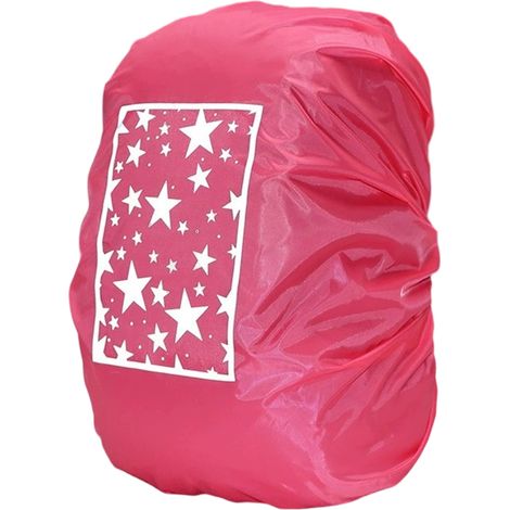 Housse de pluie pour sac à dos TuseRxln, protection réfléchissante et imperméable pour sacs d'école (1 pièce), idéale pour garçons et filles. (1/5)