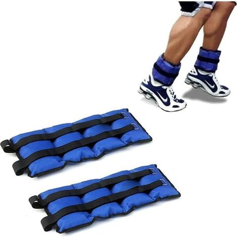 TRADE SHOP - Pesi Per Caviglie E Polsi Cavigliere Sport Fitness Cavigliera Peso 4 Kg Effetti - (1/3)