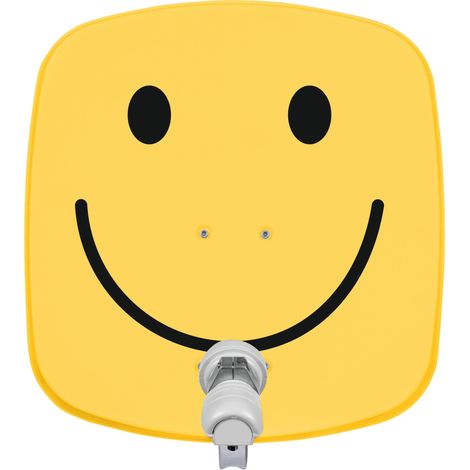 alumSat Single Digidish45cmAntenna Smiley TechniSat