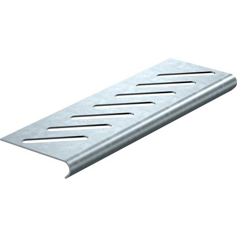 OBO Bettermann Lamiera terminale a pavimento per canalina portacavi B100mm Acciaio zincato a nastro, 7083106