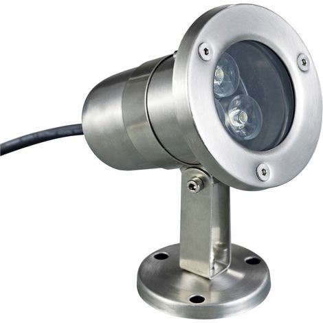 Proyector sumergible tilt SEDNA IP68 LED SMD 3W 250lm CRI80 4000K Inox (1/3)