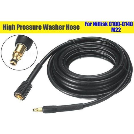 5m Tuyau pour Nettoyeur Haute Pression NHP NILFISK - - Tuyau d'arrosage - Tuyau de Nettoyage Haute Pression-Nilfisk Flexible (1/5)