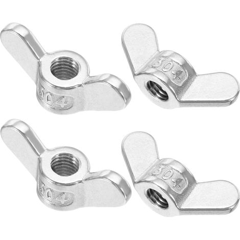 4 pièces Écrous papillon M10 en acier inoxydable 304 (1/5)
