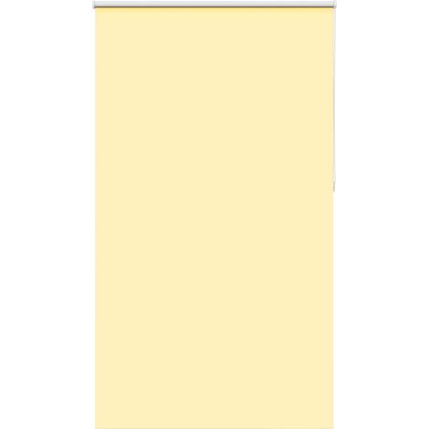 Verdunkelungsrollo Gelb 135x230cm Stoffbreite 131,6cm Polyester