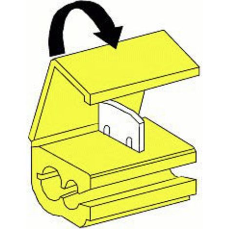Vogt Verbindungstechnik 3929  Abzweigverbinder flexibel: 4-6 mm² starr: 4-6 mm²  250 St. Gelb