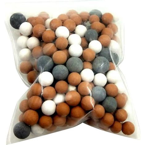 Mineral Balls - Tourmaline Filter Refill Stones for Shower Heads - Water Softening and Ionization - 50 g Set (1/5)