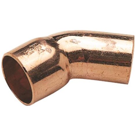 COUDE CUIVRE 45° MALE FEMELLE - 40 CU