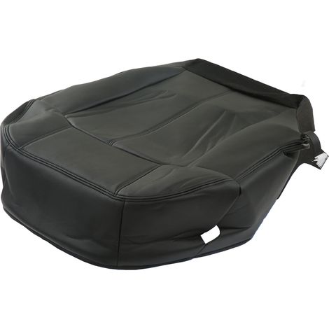 Housse de siège auto en cuir PU pour l'assise du siège conducteur des modèles Chevrolet Suburban 1999-2002, noire. (1/5)
