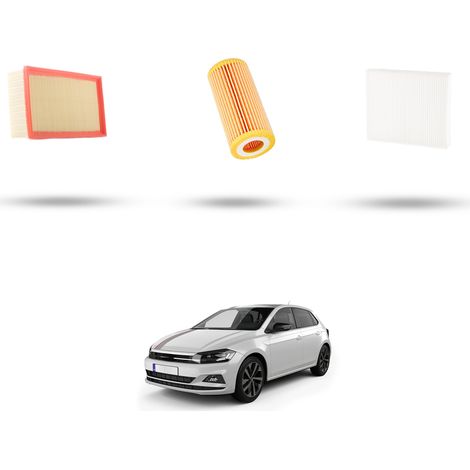 Kit tagliando 3 filtri compatibile con Vw Polo VI (AW) 2.0 GTI 152kw Dal 2017 (1/5)