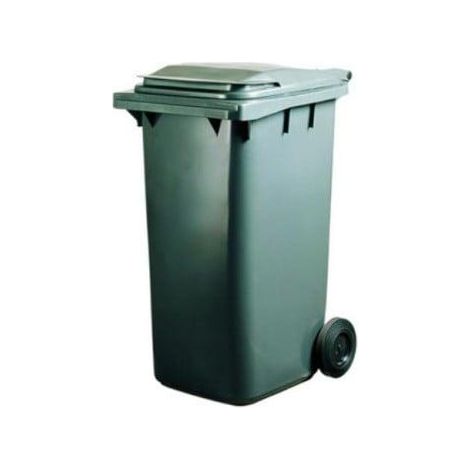 Cestino per carta blu su ruote da 120 litri
