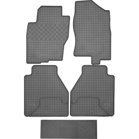 RIGUM 901818 Fußmatten + 900101 Abdeckung – Nissan Pathfinder III SUV (2010–2012), Leichtmetallfelgen, RN, vorne und hinten – Montage
