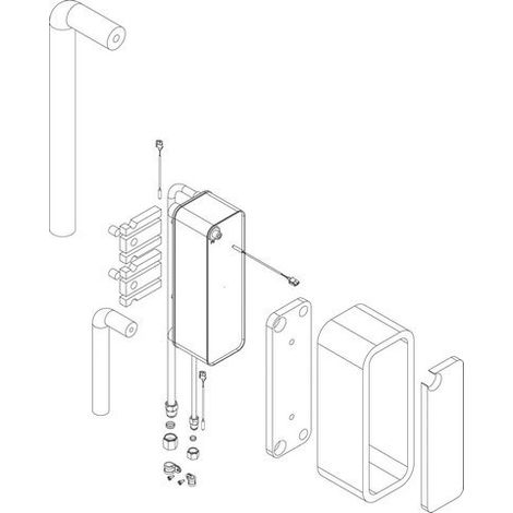 Ersatzteil 87186467570 Plattenwärmetauscher PHE von BOSCH - 87186467570 (1/2)