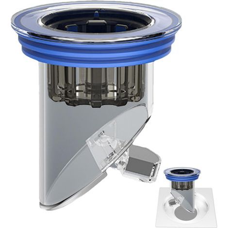 Filtre d'évier - Bouchon d'évier Filtre désodorisant Filtre d'évier Filtre d'évier Bouchon d'évier (Petit, Bleu) (1/5)