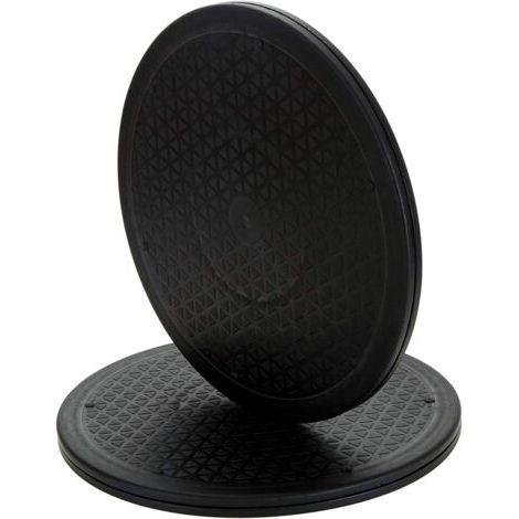 Lot de 2 Heavy Duty Rotation à 360 Degrés Support de roulements à Billes en Acier Plateau Rotatif Pivotant pour TV enceintes écrans appareils de cuisine - 30,5cm