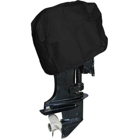 LAN noir623649 (30-60 CV) Pare-soleil et housse de protection imperméable en tissu Oxford 210D pour moteur hors-bord, housse anti-poussière pour moteur hors-bord (1/5)