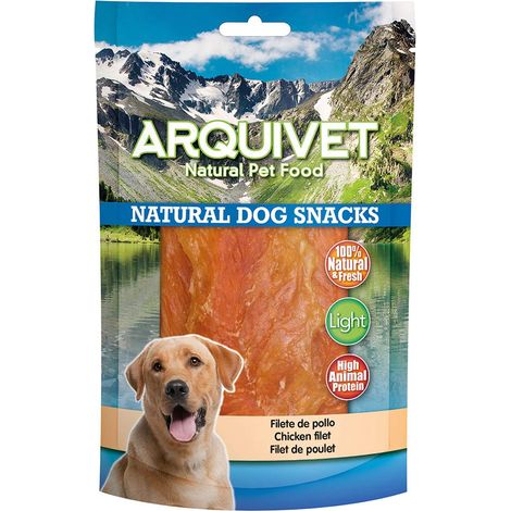 ARQUIVET Filetto di pollo - 350 gr - Snack naturali per cani - 100% naturali - prelibatezze per cani - Prodotto leggero - Molto ricco di sostanze nutritive (1/5)