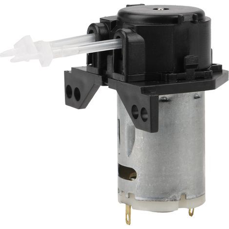 Pompe péristaltique 24V pour aquarium, laboratoire et analyse chimique DIY (tête à tube, noir) (1/5)