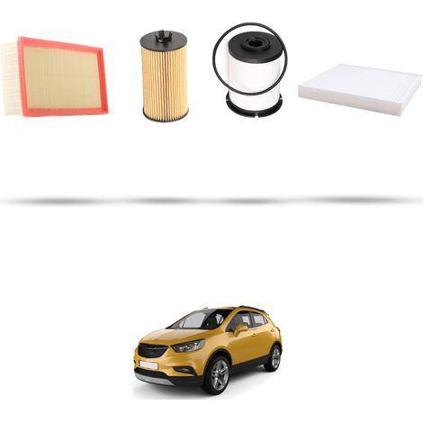 Kit tagliando 4 filtri compatibile con Opel Mokka Mokka X 1.6 CDTI 81kw Dal 2015 (1/5)