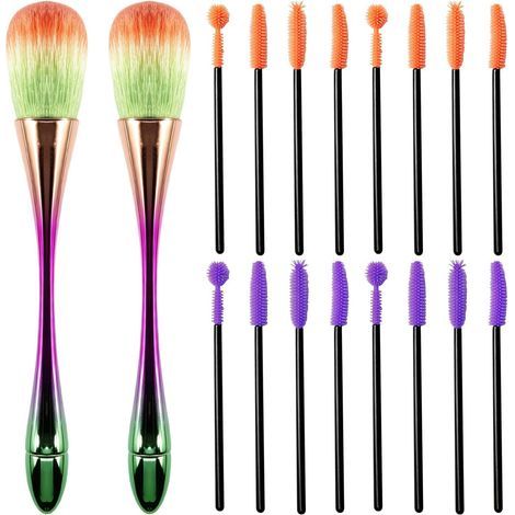 Lot de 18 brosses de Nettoyage pour Machines à Coudre, Outil de dépoussiérage à Poils denses, Brosse en Silicone réutilisable pour l'entretien du Quilting et des Loisirs créatifs (1/5)
