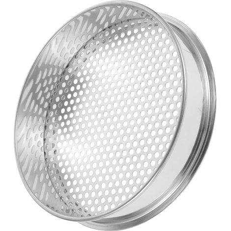 1 - Tamis À Terre - Acier Inoxydable - Trous Ronds 4 Mm - Filtrage Précis Pour Jardinage Extérieur - Argent - 20x20x5,5 Cm (1/5)