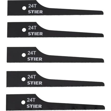 Lame de scie sauteuse STIER pour STS-100, 24 dents, 5 pièces 5 pièces (1/5)