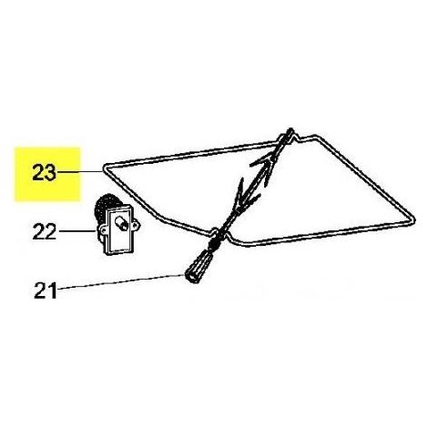 SUPPORT POUR TOURNE BROCHE POUR FOUR ARISTON - C00138869