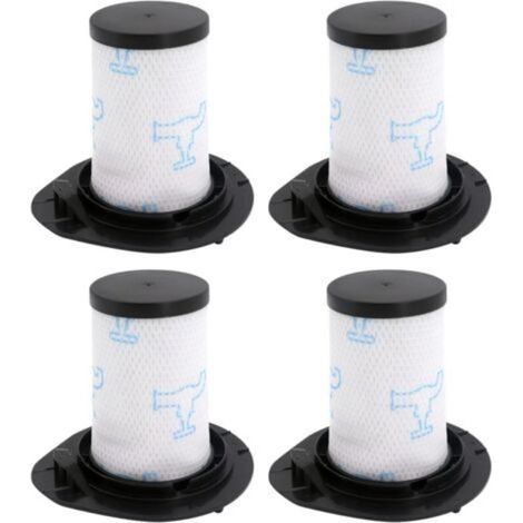 Paquete de 4 filtros para aspiradoras Rowenta RH94 y RH92, alternativa a ZR009002. (1/4)