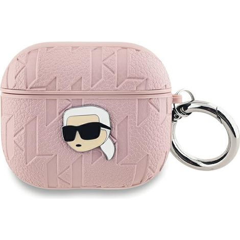 Cover per AirPods 3 Karl Lagerfeld KLA3PGKIPP rosa/rosa con monogramma Karl Head (1/3)