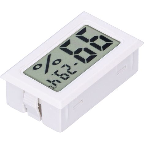 Thermomètre numérique à affichage ABS pour intérieur, idéal pour la maison connectée FY11001 (Blanc) (1/5)
