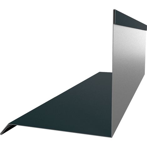 Wandanschluß TYP 2, 100x110, L.2000mm 25um, RAL7016 0,50mm