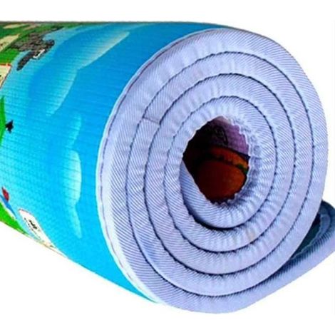 Tapis d'éveil pour bébé, tapis de jeu pour bébé rampant au sol, grand tapis pour bébé : (1/2)