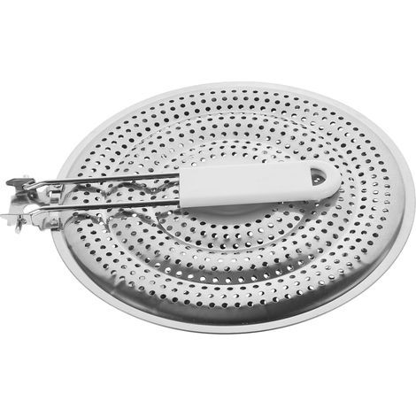 Diffuseur de Chaleur INOX Plaque de Cuisson Polyvalente pour Gaz et Induction, Accessoire de Cuisine (1/4)