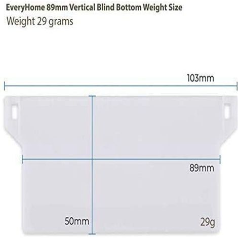 Accessoires pour stores vénitiens de 89 mm (3,5 pouces) en 10 pièces, plinthe pour store vertical, feuille de caoutchouc et panneau de suspension. (1/5)