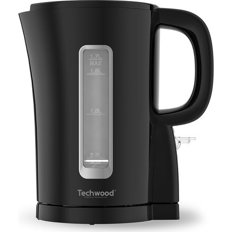 Techwood Bouilloire Électrique 1,7L 2200W Filtre Amovible Arrêt Automatique TB-178BC Noir (1/5)