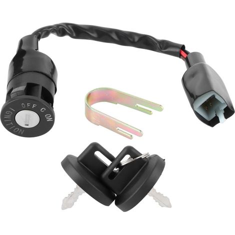 Serrure de commutateur d'allumage avec remplacement de 2 clés pour Polaris Sportsman 90 20012014 (1/4)