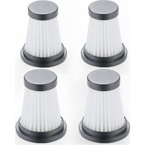 Lot de 4 filtres HEPA de rechange pour aspirateur sans fil pour Moosoo K12 K12 Pro K13, pour Genius Invictus One 1.0 X7 / 2.0, pour accessoires de filtre pour aspirateur à main Foxnovo 13KPA (1/5)