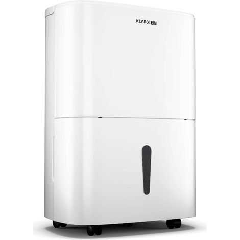 Klarstein DryFy 20 L déshumidificateur d'air - 400 W, 20 L/jour, réservoir 5 L, seulement 46 dB, minuterie, redémarrage automatique, séchage du linge, anti-moisissure, blanc (1/5)