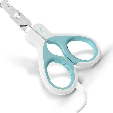 Coupe Griffes pour Chat Professionnel, Coupe Ongle pour Chiot Lapin Oiseau et Petits Animaux, Ciseaux Acier Inoxydable, Radian Design à 25 degrés, Tondeuses à Griffes Portable (Bleu) (1/5)