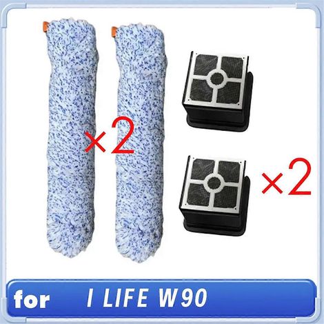 Walzenbürsten und 2 Filter für den kabellosen Staubsauger I LIFE W90 (1/5)
