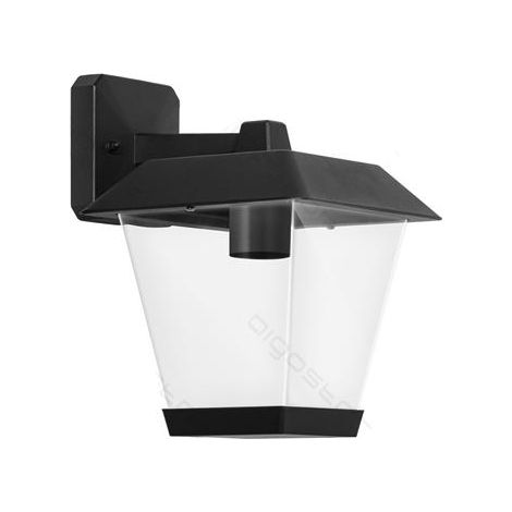 LAMPADA DA MURO APPLIQUE DA GIARDINO LANTERNA E27 ESTERNO IP44 NERO (1/4)