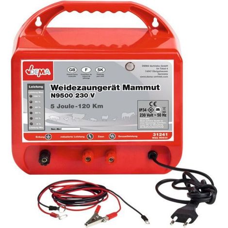 Electrificateur de clôture Mammut N9500 230 V - 2/5 Joule
