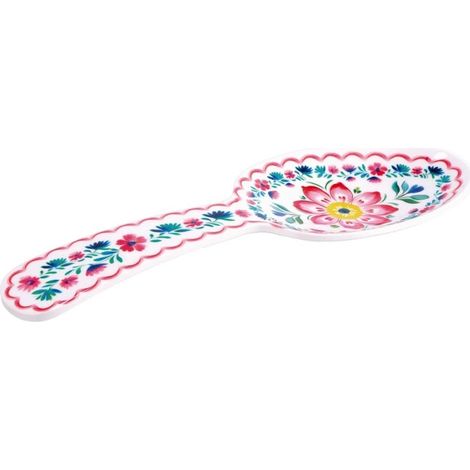 Ad Trend Posa Cucchiaio Glen in Melamina 10 x 28 Cm H 3 Cm Multicolor