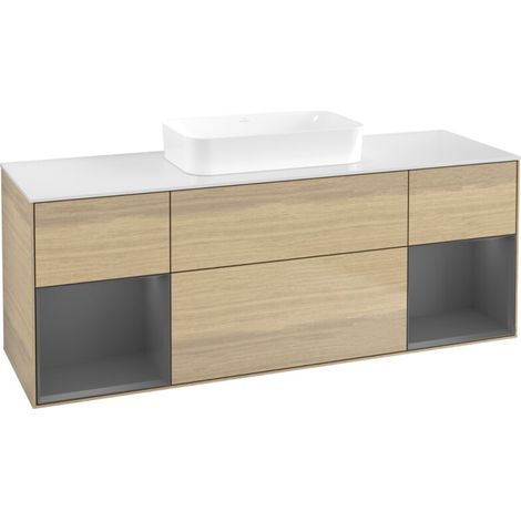 Villeroy & Boch F741GKPC Armoire sous-lavabo Finion F74 (1/2)